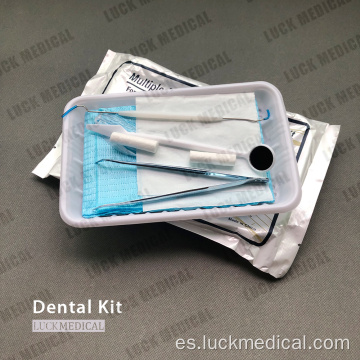 Kit de examen de instrumentos dentales desechables